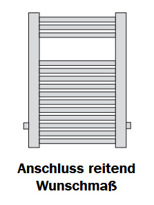 Anschluss reitend Wunschmaß